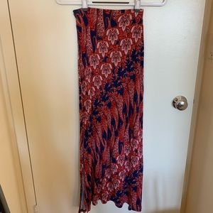 Printed Maxi Skirt